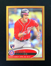 ⭐️2012 Topps Bryce Harper #US183 GOLD Rookie Card_/2012?MINT. rookie card picture