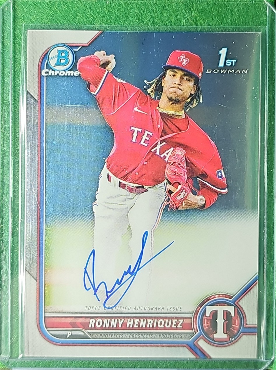 Ronny Henriquez 2022 Bowman Chrome Prospect Autographs Auto #CPA-RH