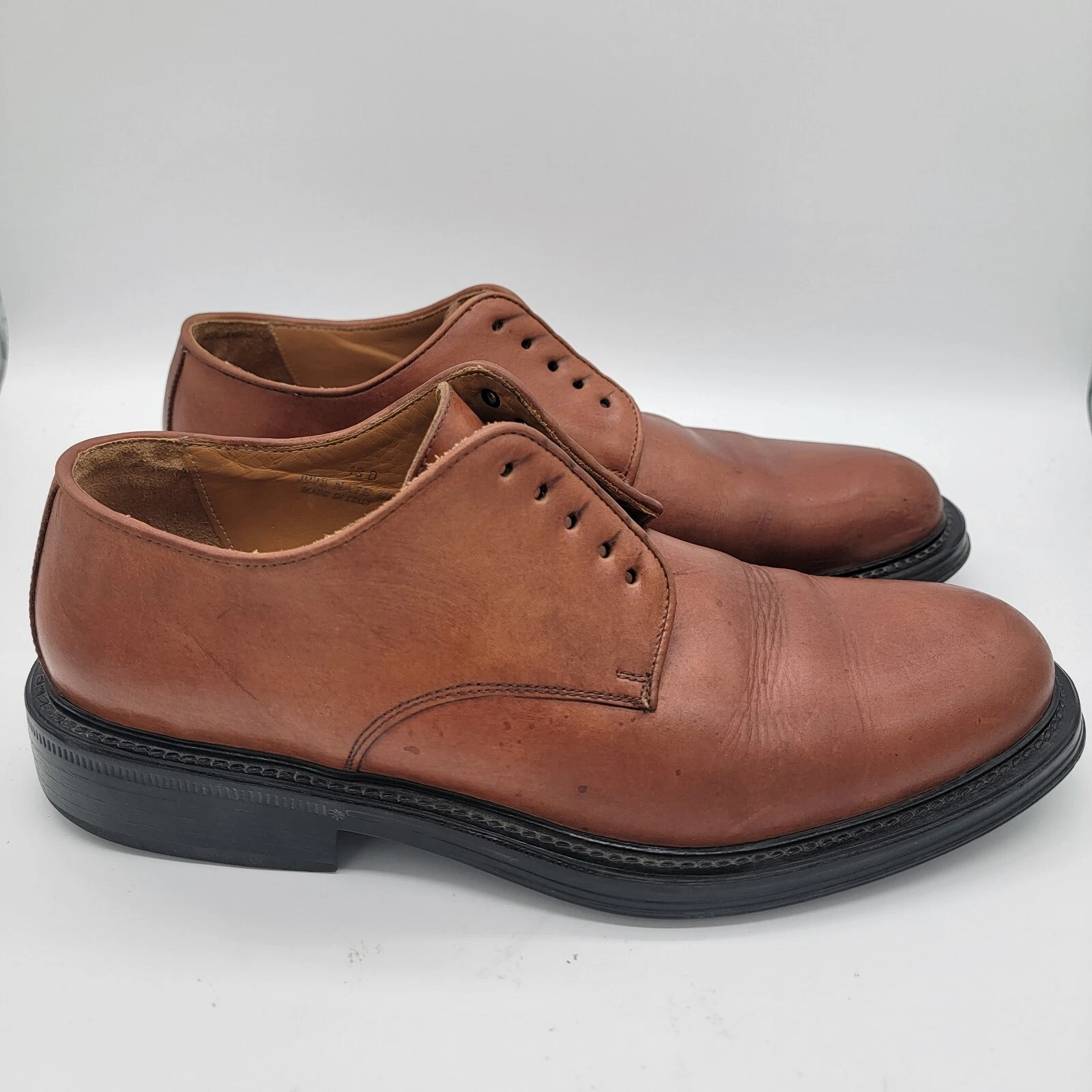 Scarpe eleganti da uomo Coach Nate taglia 13 D marrone chiaro J978