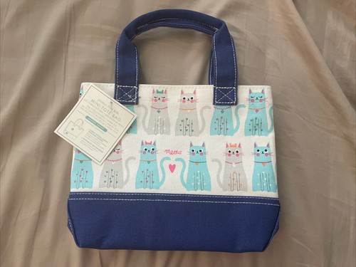 Pottery Barn Cat PRE K toddler school mini TOTE BAG  Holiday Gift Princess Girl - Picture 1 of 12