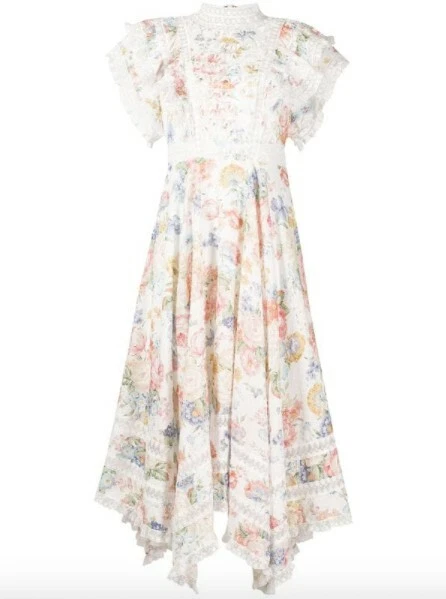Bowie pintuck cascade dress outlet