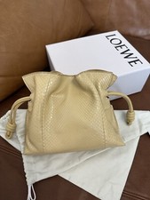 [Limited Edition] Brand New Loewe Flamenco Python Mini