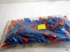 Mixed set of golf tees  Red blue yellow  21mm, .83" 27/32