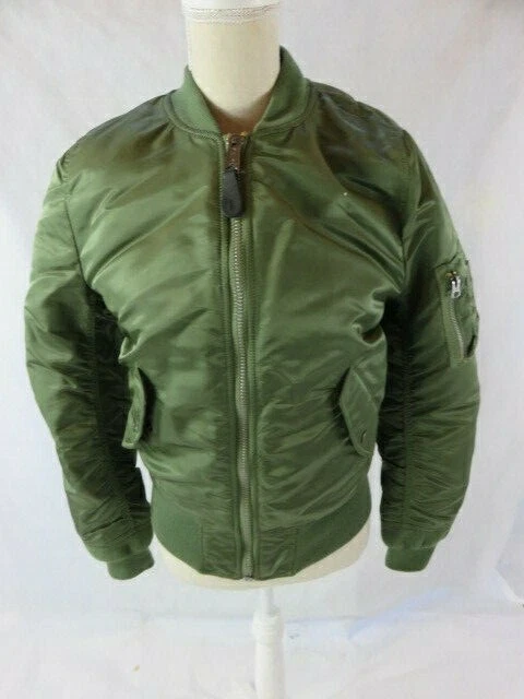 Green bomber jacket mens alpha industries sale