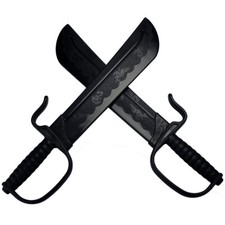 Wing Tsun Coltelli in Polipropilene Set di 2 per Allenamento Coltello a Farfalla