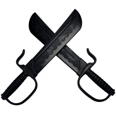 Wing Tsun Messer aus Polypropylen 2er Set für das Training Schmetterlingsmesser