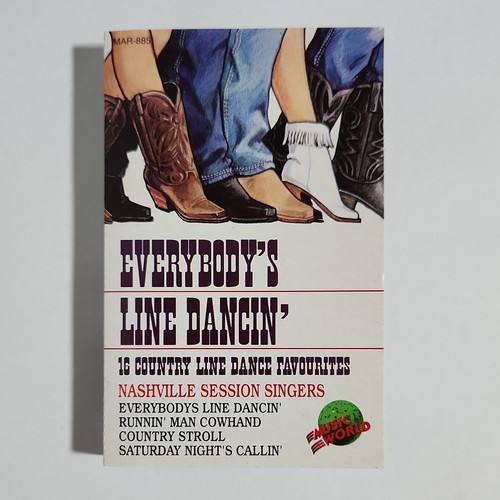 EVERYBODY'S LINE DANCIN' '16 Country Line Dance Favourites' Cassette