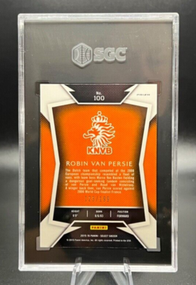 2015-16 PANINI SELECT RED PRIZM #100 ROBIN VAN PERSIE 165/199
