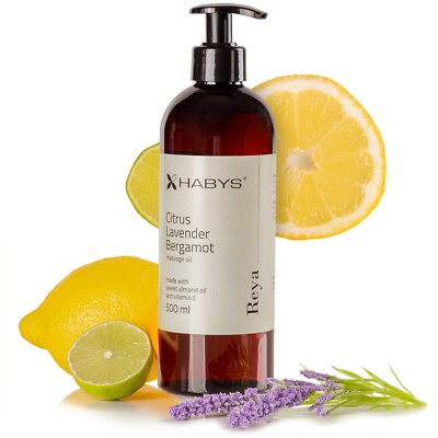 HABYS REYA Citrus, Lavender, Bergamot Massageöl Öl | 500 ml