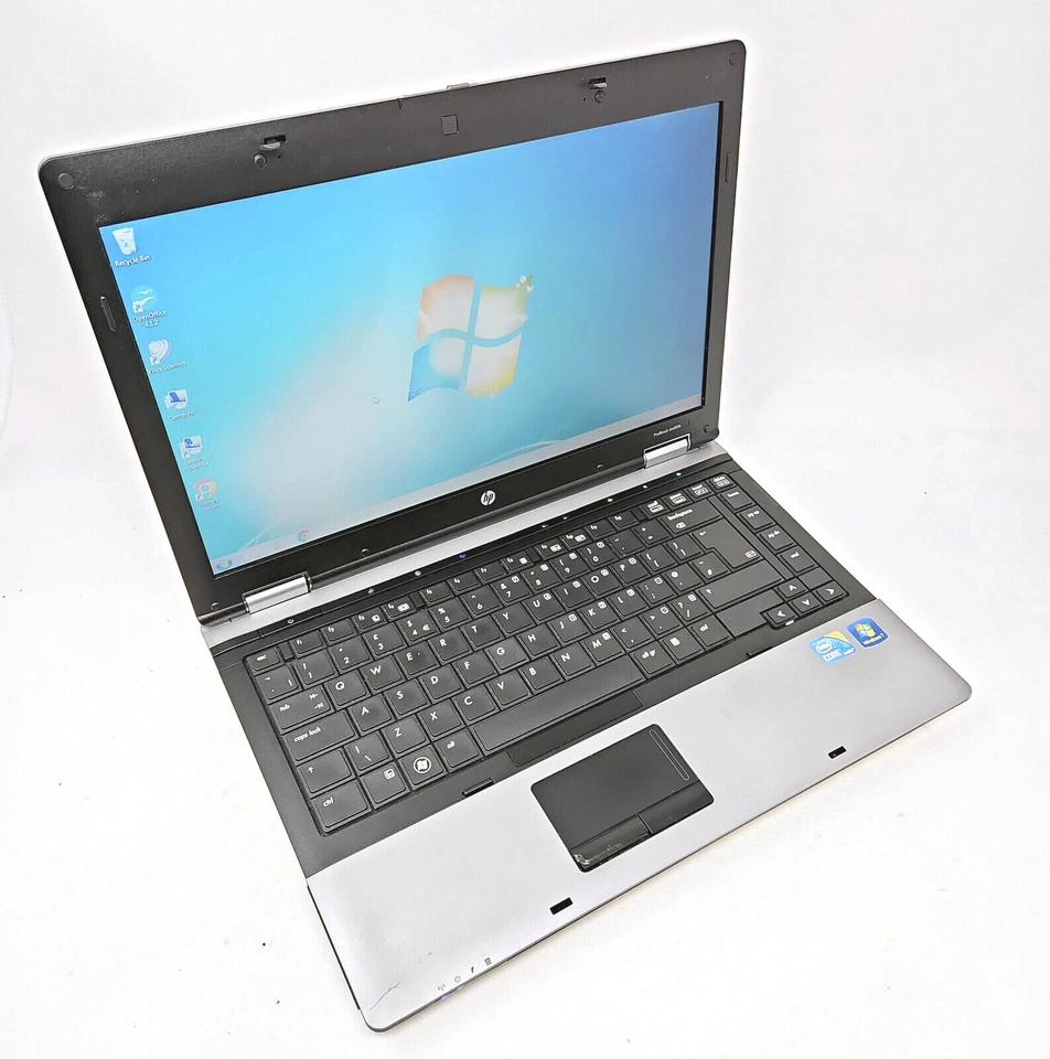 Windows 7 laptop HP 6450B  i5 4GB 480Gb SSD DVD CD Pink Purple Blue WIFI 32BIT - Image 2 of 4