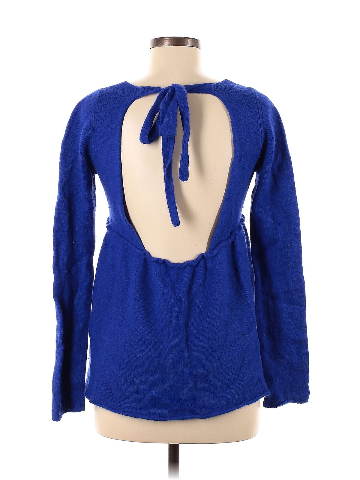 Free People Women Blue Pullover Sweater M - image 2