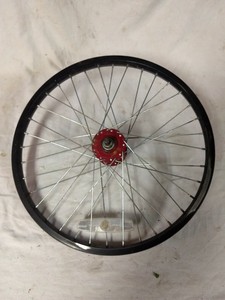 red bike rims