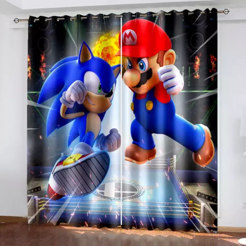 New Kids Blackout Curtains Super Bedroom 3D Curtains Thermal Ring Top Eyelet N1 - Picture 6 of 6