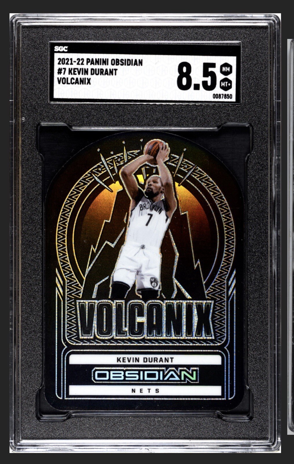 2021-22 Panini Obsidian Volcanix Kevin Durant