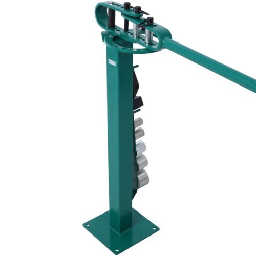 Tubo de fabricación de metal doblador compacto de piso de pedestal varilla 7 troqueles 1"-3" - Imagen 3 de 16