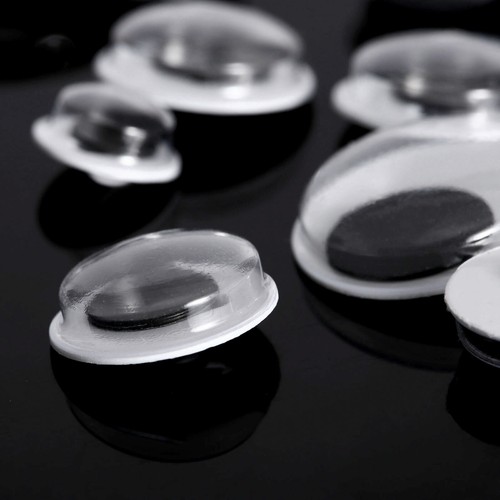 100Pcs 8/10/12/15mm Wiggly Googly Doll Toy Animal Eyes Sew On Shank Sewing Tool - Picture 4 of 15