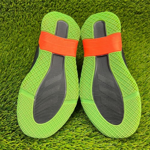 Adidas 4UTURE Boys Size 6Y Green Orange Black Athletic Running Shoes Sneakers - Picture 7 of 11