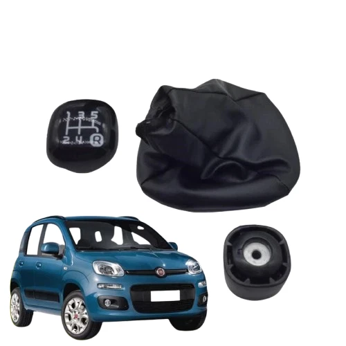 Pomello Del Cambio Nero Per Fiat Panda (dal 2012) - 5 Marce, Originale 502942700