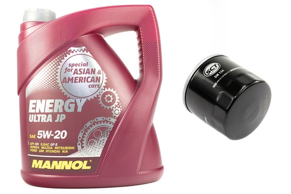 ÖLfilter MotoröL Set 5W20 4 Liter SM134 FüR Honda Mazda Nissan Note Subaru-image
