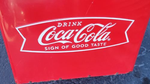 Vintage Action Mfg. Co. Coca Cola Ice Chest/ Cooler With Bottle Opener, (As Is). - Picture 8 of 15