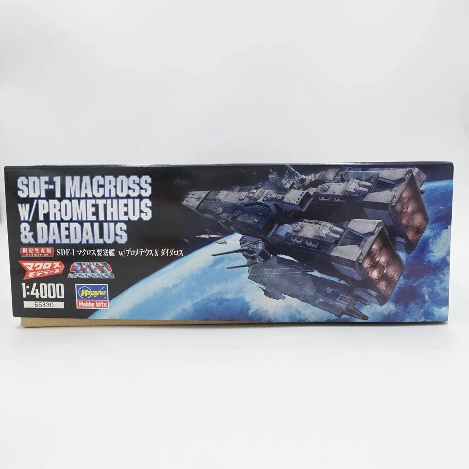1/4000 SDF-1 Macross Fortress Prometheus Daedalus Plastic Model kit 65830 - Image 3 of 4
