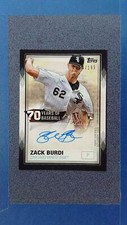 2021 Topps ZACK BURDI RC Auto 84/199 Chicago White Sox ~JU14A