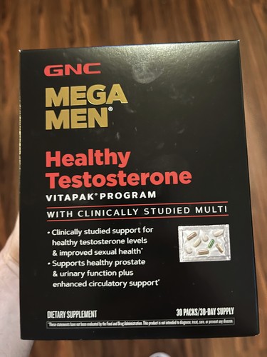GNC Mega Men Sport Vitapak - 30 Packs For Men's Energy, Recovery & Antioxidants