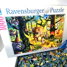 Ravensburger Jigsaw Puzzle 1000 Pieces Wizard Of Oz Lions & Tigers & Bears Oh My