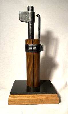 Support display stand for Schmidt-Rubin K31 bayo. with wooden base