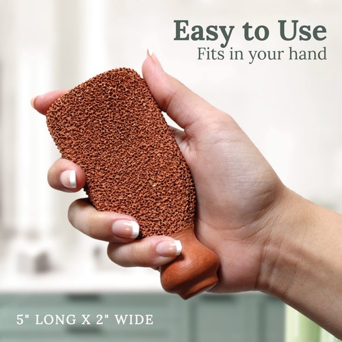 Pumice Stone For Feet Lasts 5+ Years Foot Exfoliator Scrubber Callus Remover Mad - Picture 4 of 9