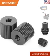 Essential 2-Pack Camera Tripod Barrel Nuts with 1/4''-20 Thread Compatibility