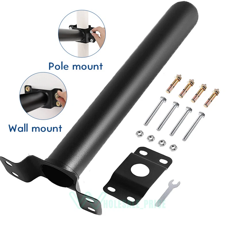 20 Mounting Pole Extension Bracket Arm Fits Stand for Solar Street Light Lamp
