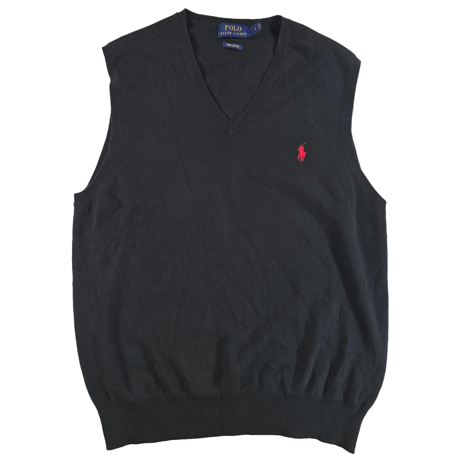 Suéteres Negro Chaleco Ralph Lauren Para hombres