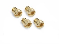 4 Pack Air Bleeds Size 59 10-32 Unf Thread Screw In Brass - Fits Holley Carb 4 Pack Air Bleeds Size 59 10-32 Unf Thread Screw In Brass - Fits Holley Carb