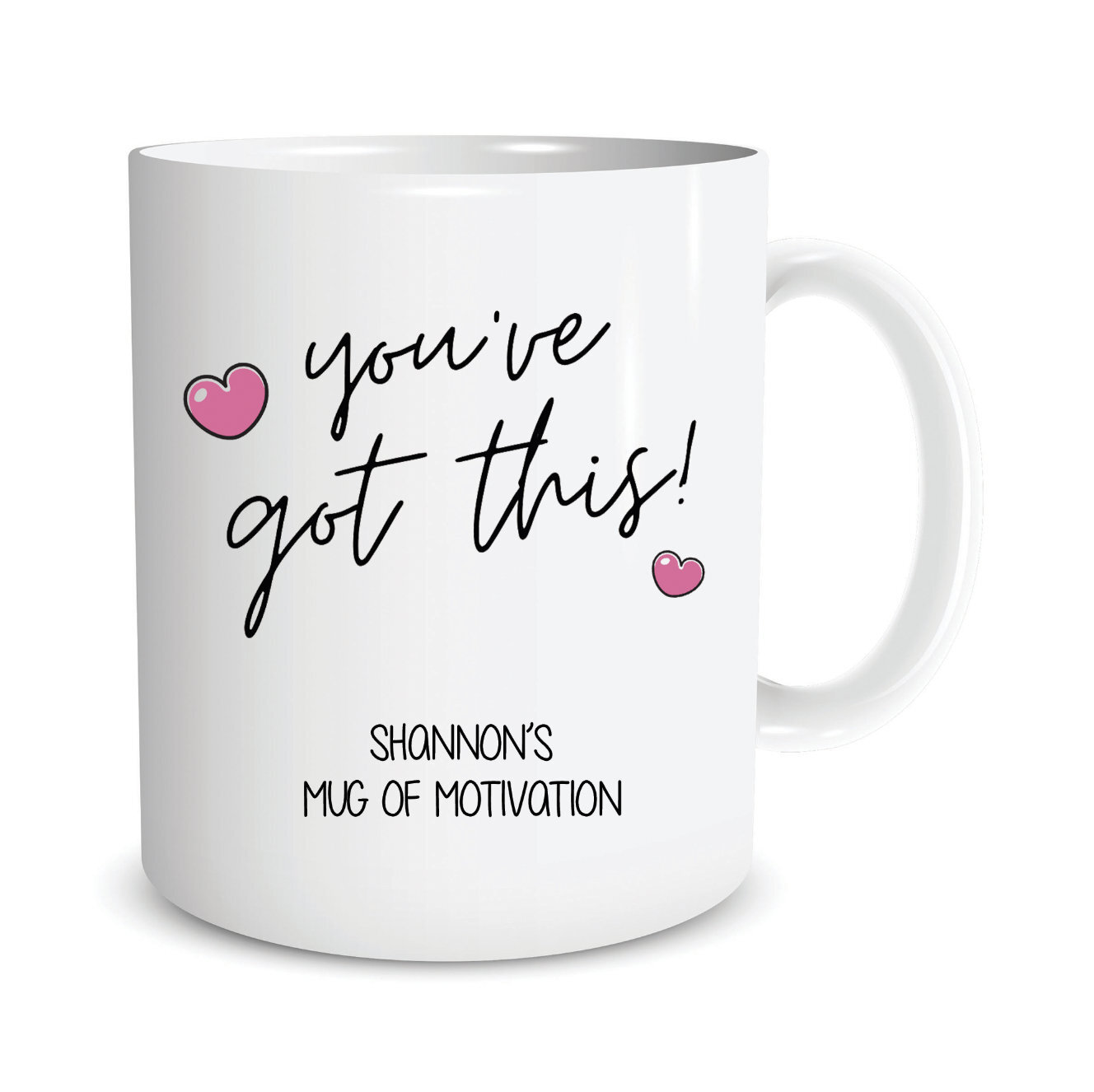 Personalised You've Got This Mug Of Motivation Printed Ceramic Cup With Positive