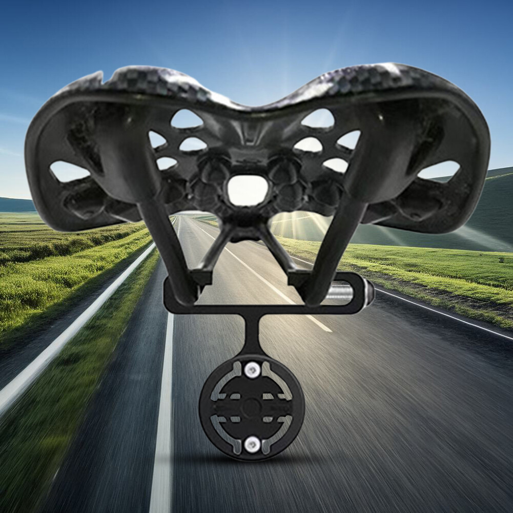 Support De Fixation Feu Arrière Vélo En Alliage D'Aluminium Léger - Compatible Garmin & SHANREN Pour Tige De Selle