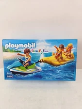 Playmobil Family Fun 6980 Jet Ski with Banana Boat Figures Life Vests NEW 2015