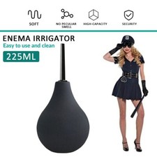 225ml Pump Action Douche Enema Bottle with Nozzle Vaginal Anal Cleaning Supplies