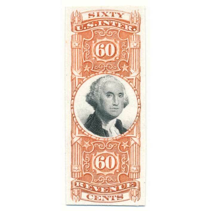 1872 R142P4 2c Revenue Stamp Proof 1872 R142P4 2c Revenue Stamp Proof