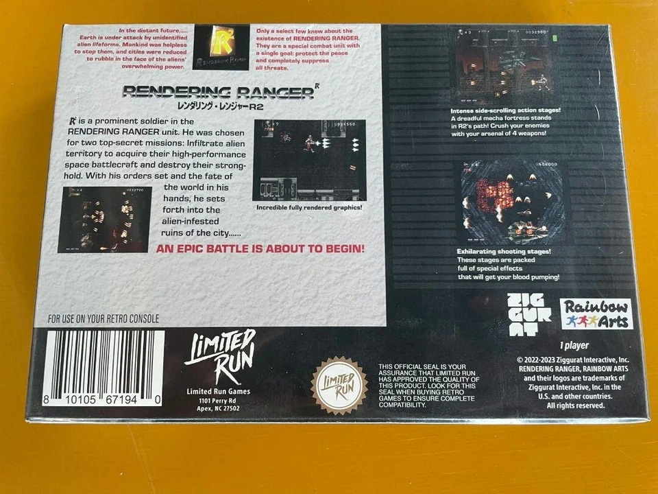 Run Games Rendering Ranger R2 Super Nintendo Reprint  Limited Unopened - Image 2 of 3