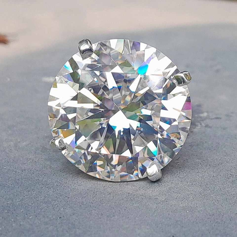 РЕДКОЕ сертифицированное коктейльное кольцо с одним белым бриллиантом 16 карат! Бесплатно по тарифам - Изображение 4 из 4