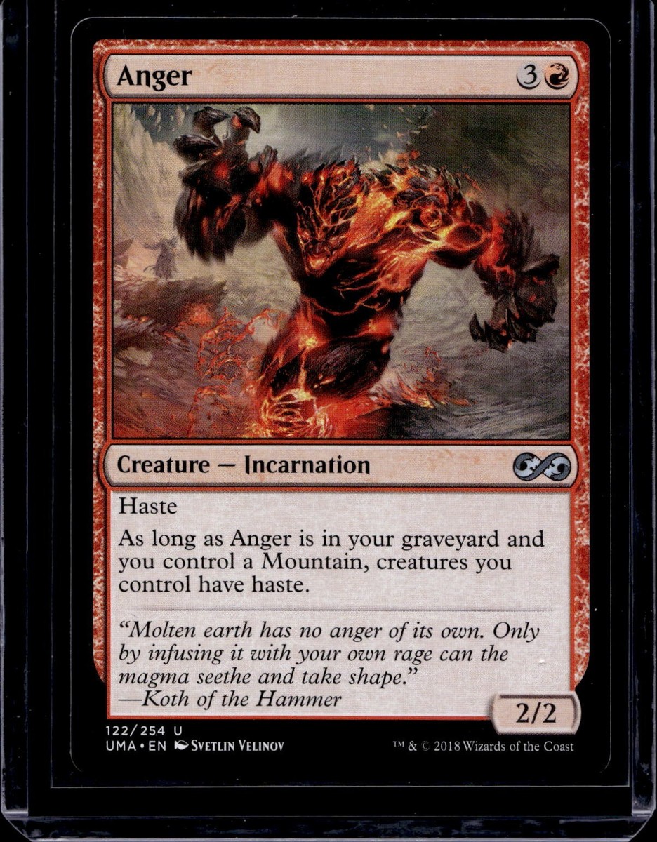 mtg cards like anger Anger [UMA​]​ - Lightly Played 122/254 Uncommon MTG