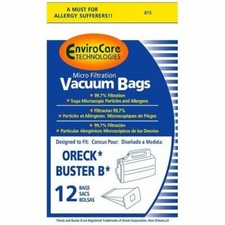 12 Fits For Oreck Buster B Micro Filtration canister vacuum bags