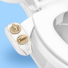 LUXE Bidet NEO 120 PLUS - Patented Non-Electric Attachment, Gold