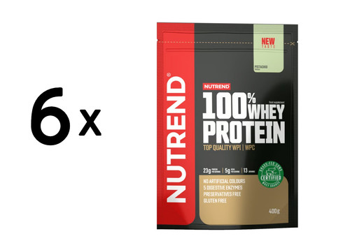 6 x Nutrend 100% Whey Protein,