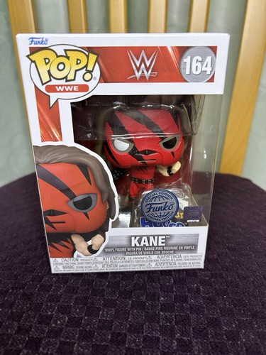 Funko Pop! WWE Kane Hell In A Cell With Pin #164 Special Edition Vinyl Figure