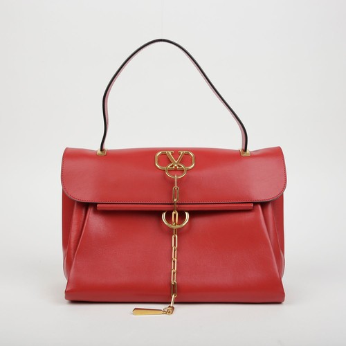 Valentino V Ring Top Handle Tote Shoulder Bag 151255390