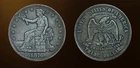 1876 San Francisco US Trade Dollar $1 Silver Coin 0.900 Fine Circulated