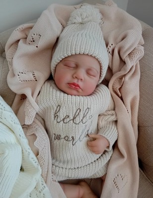  Realistische 19 Zoll Reborn Baby Puppe Weichkörper Junge Puppe 