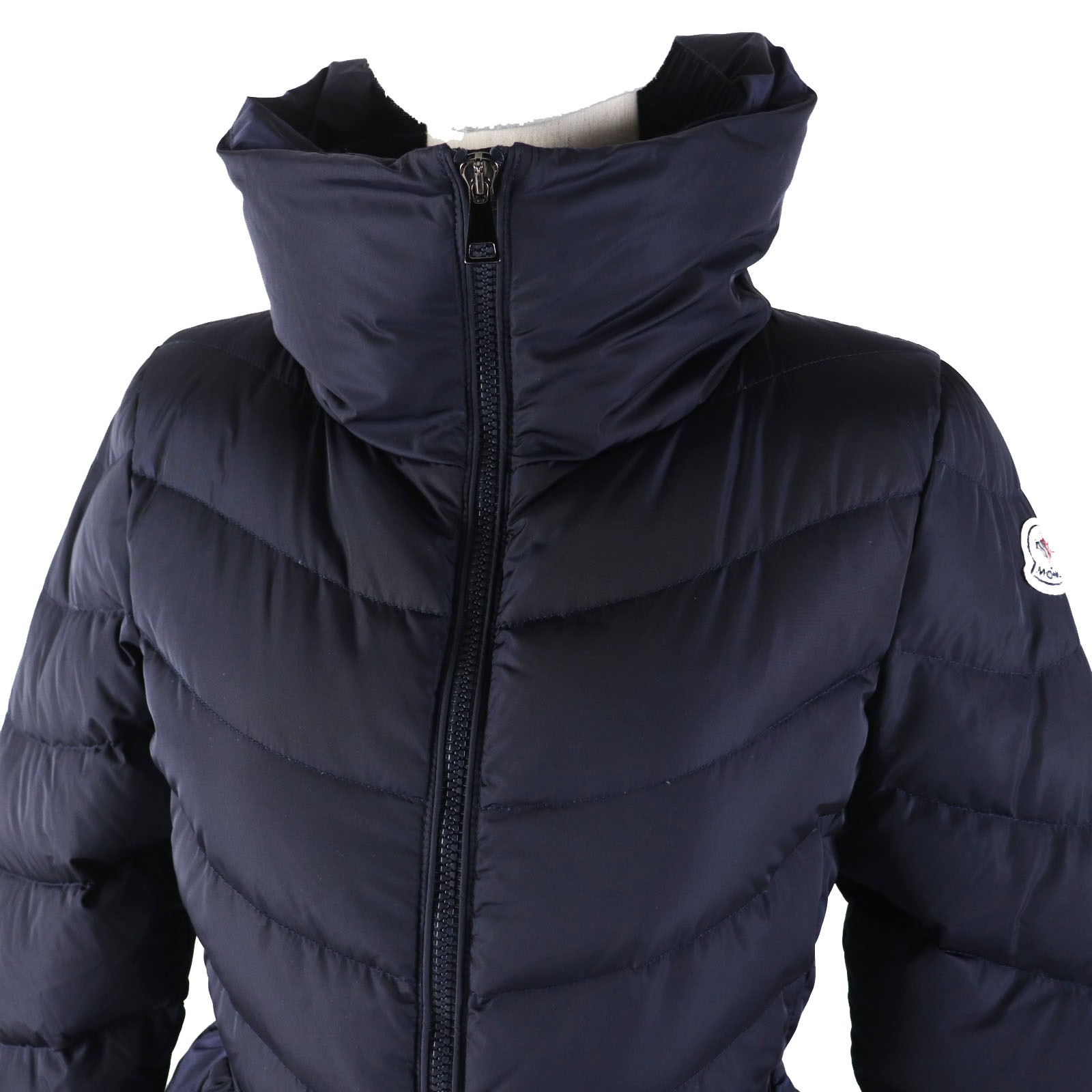 MONCLER down coat MIRIELON Beautiful silhouette with patch Navy Nylon Women 00 thumbnail 2